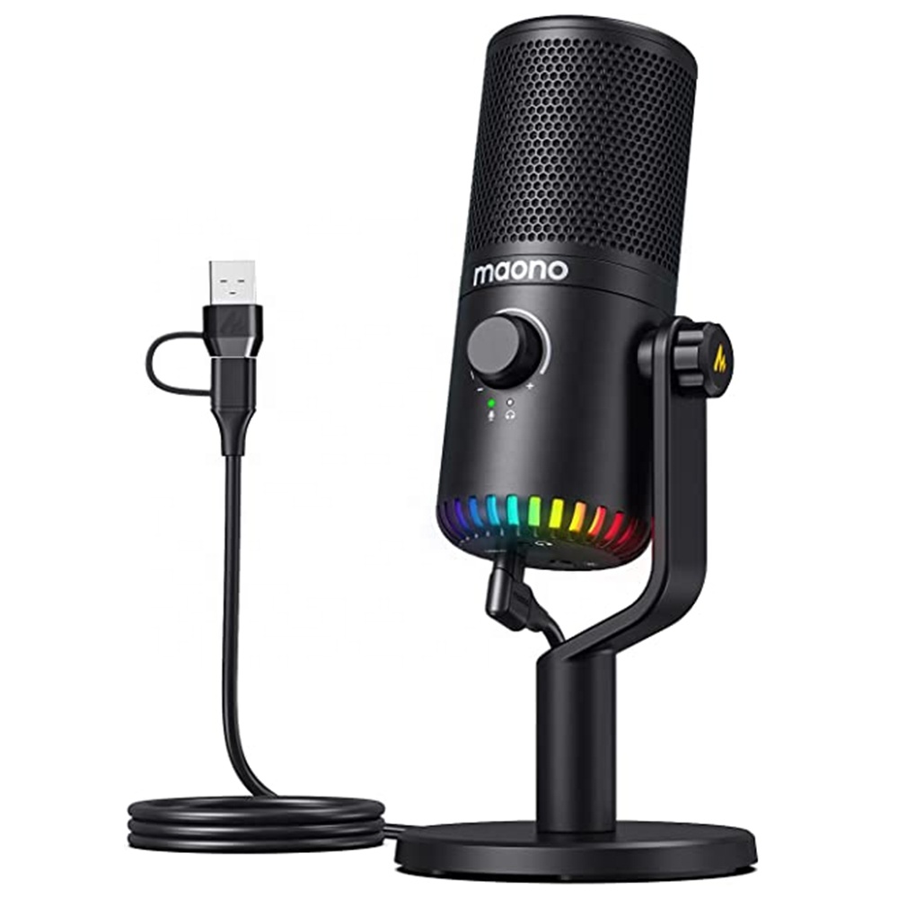 Pc Gaming Youtuber - Microphone de jeu RGB programmable MAONO