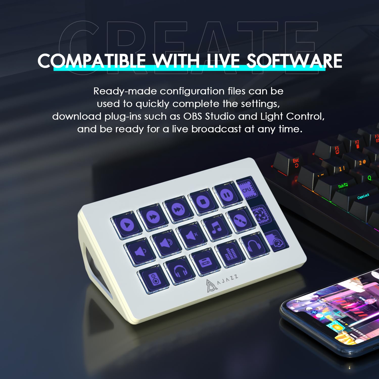 Stream Deck - ATTACK SHARK x AJAZZ AKP153 STREAM