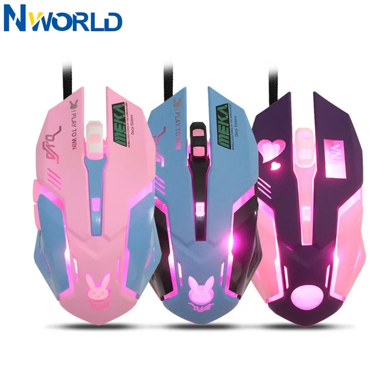 Pc Gaming X3D - Souris de jeu filaire OW 6