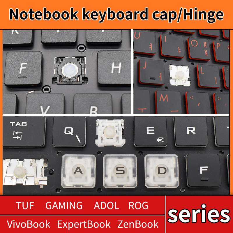Pc Gaming Lenovo - Capuchons de touches de remplacement, charnière