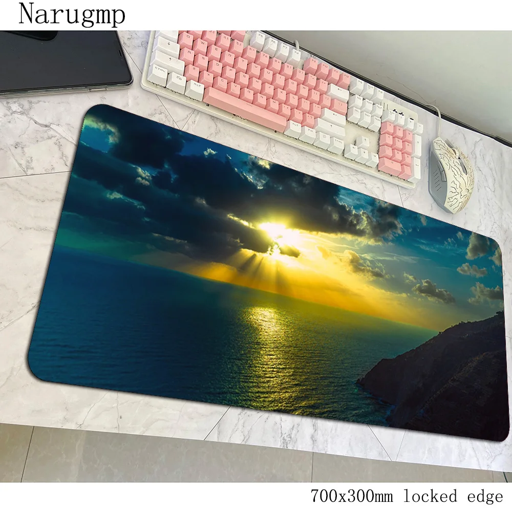 Pc Gaming World Of Warcraft - Tapis de souris coucher de soleil,