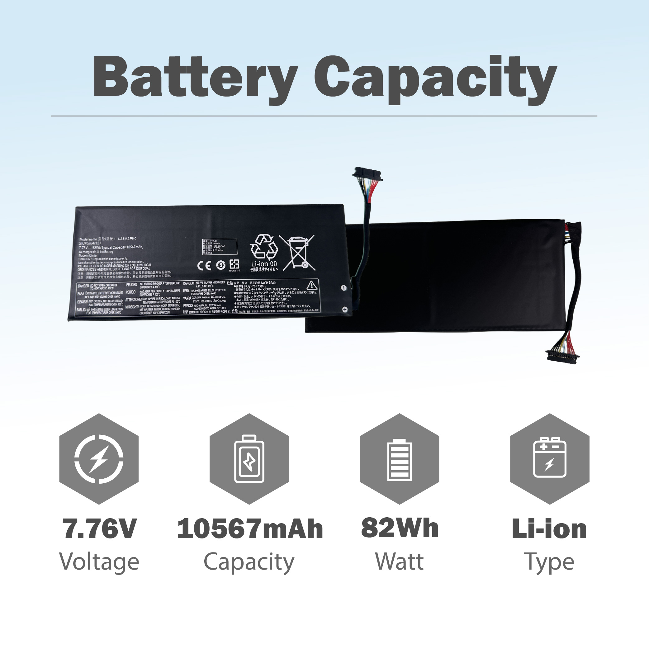 Batterie L23M2PK0 L23B2PK0 pou - Pc Gaming Lenovo Legion avis et prix