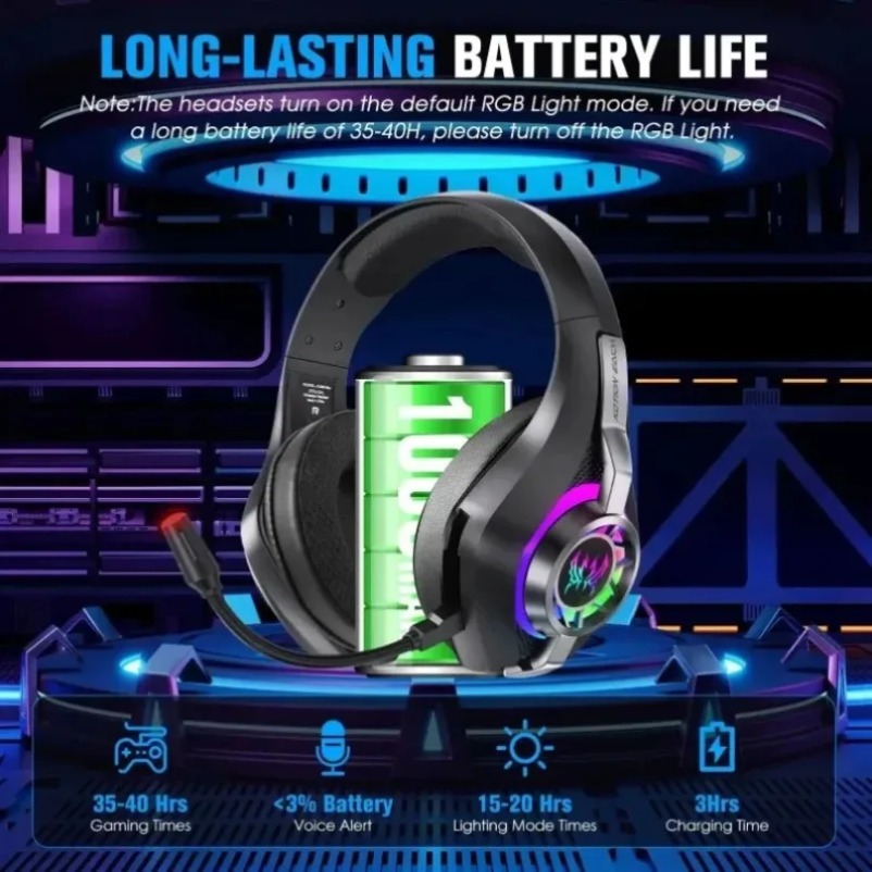 Casque de jeu sans fil Bluetoo - Pc Gaming Vs Ps5 avis et prix