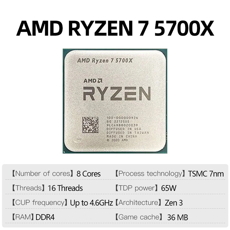 Processeur de jeu AMD Ryzen 7  - Pc Gaming Amd Ryzen 7 avis et prix