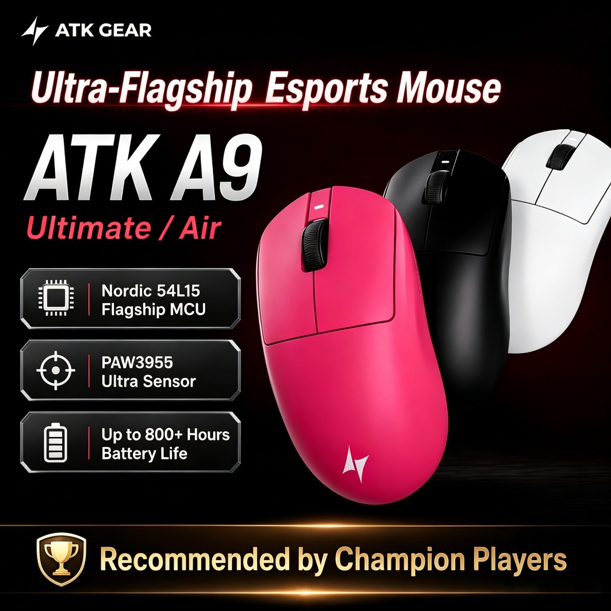 Souris de jeu ATK DragonFly A9 - Pc Gaming Ultra avis et prix
