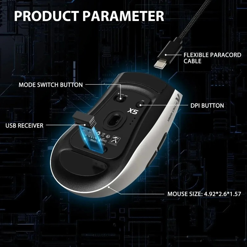 Souris de jeu sans fil ATTACK  - Pc Gaming X3D avis et prix