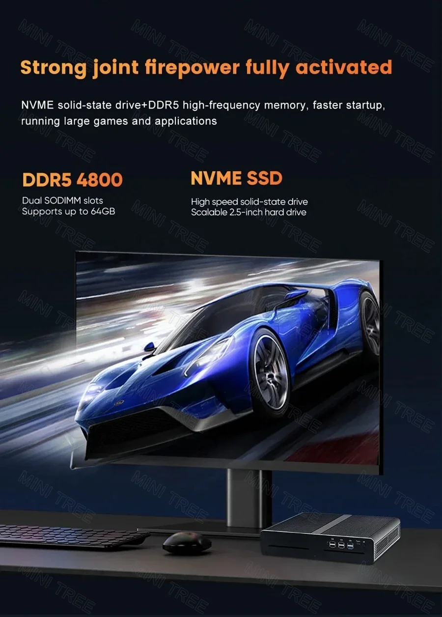 Mini PC de jeu 13e génération  - Pc Gaming Nvidia avis et prix