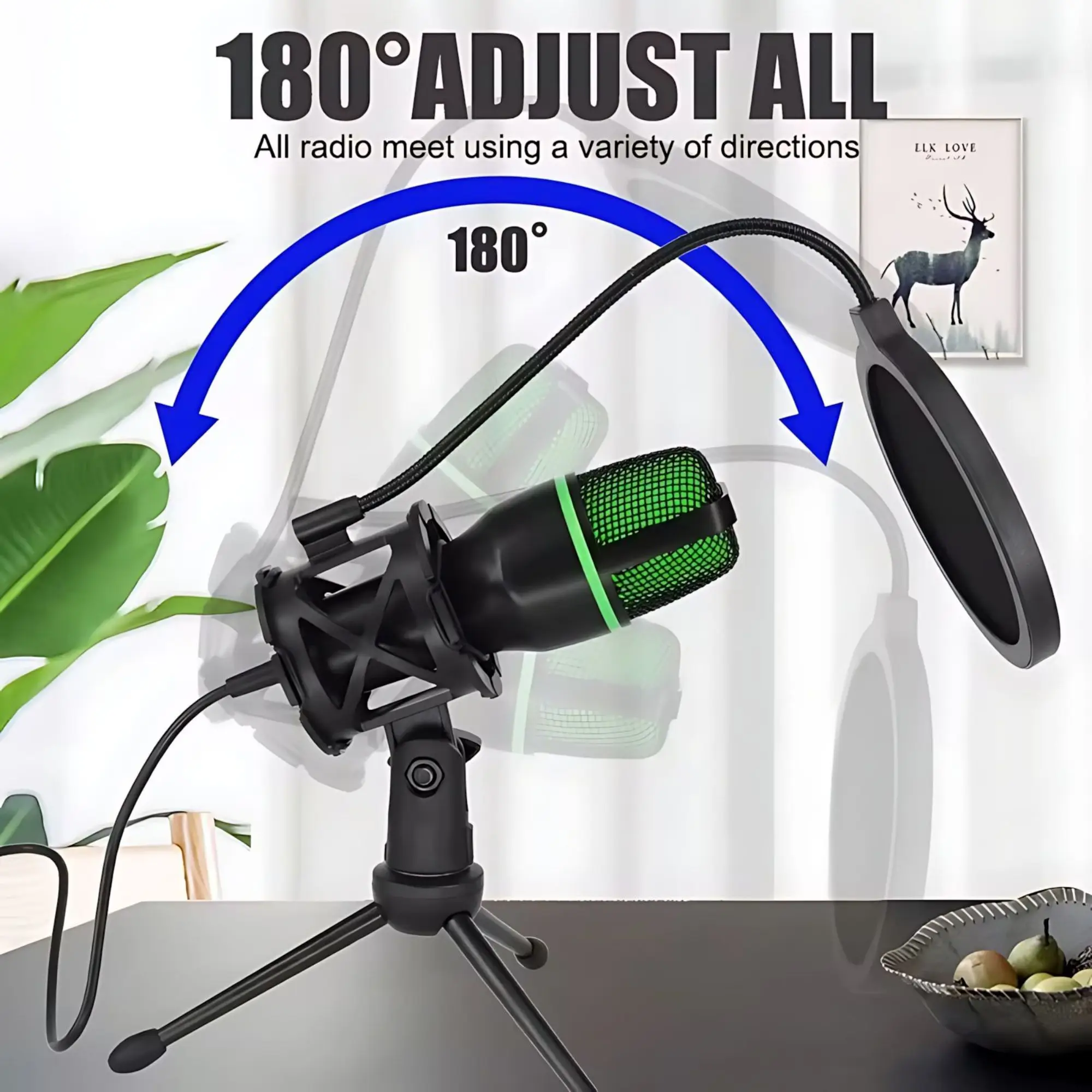 Kit de microphone à condensate - Pc Gaming Youtubers avis et prix