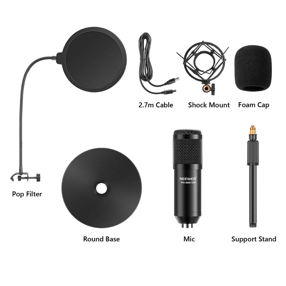 Neewer Kit de Microphone USB-P - Pc Gaming Youtubers avis et prix