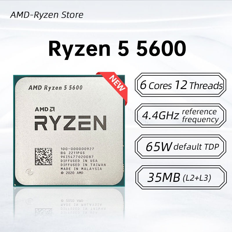 Processeur Ryzen 5 5600 6 cœur - Pc Gaming Ryzen avis et prix