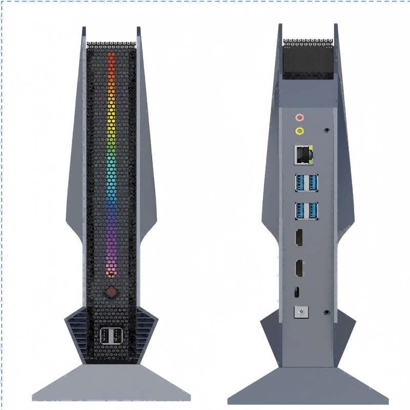 Mini PC de jeu de bureau, proc - Pc Gaming Nvidia avis et prix