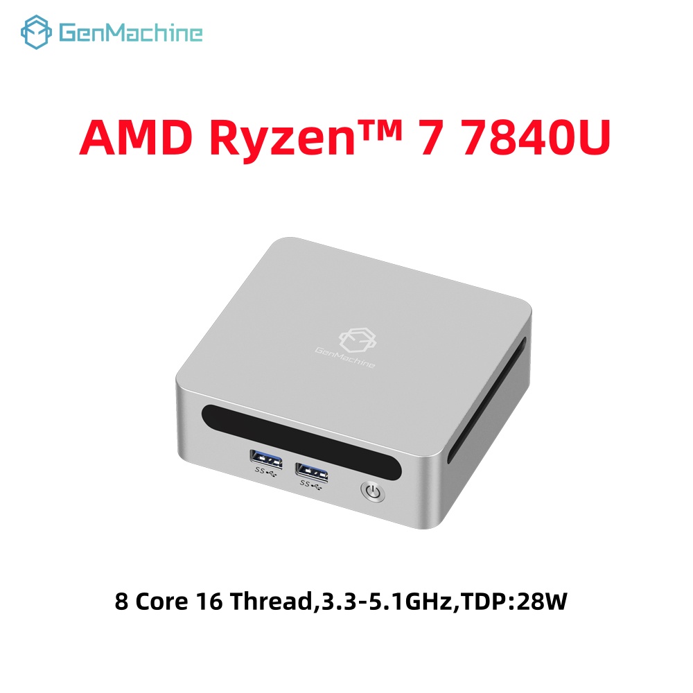 GenMachine Mini PC USB4 2.5G L - Pc Gaming Amd Ryzen 7 avis et prix